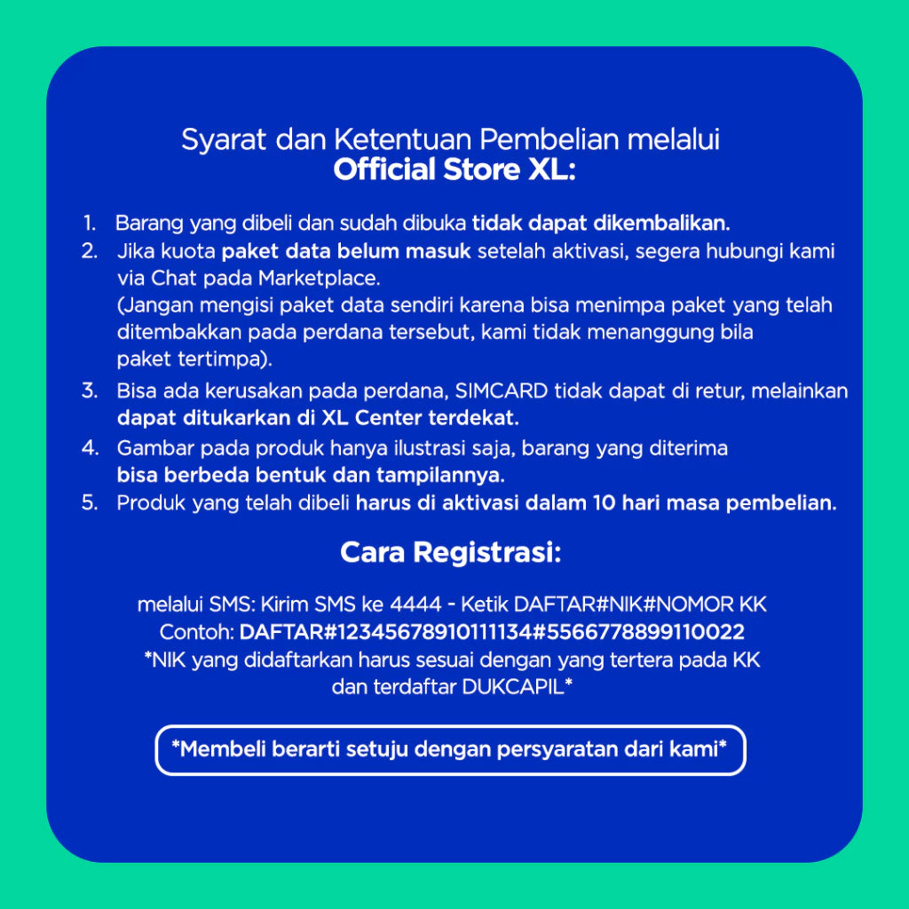 Kartu Perdana Haji & Umrah 10GB+10GB, 45hr