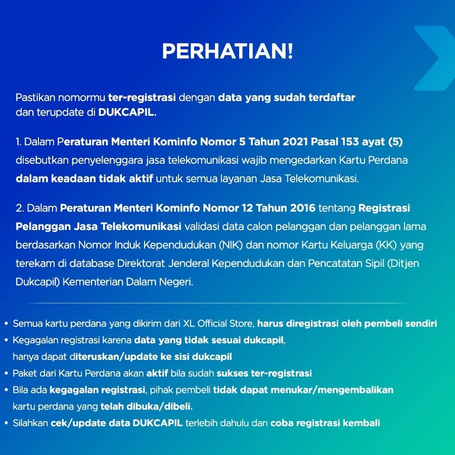 Kartu Perdana Haji & Umrah 10GB+10GB, 45hr