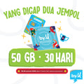 Kartu Perdana by.U Kuota 50 GB | 30 Hari