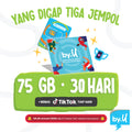 Kartu Perdana by.U Kuota 75 GB | 30 Hari