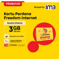 Kartu Perdana IM3 Freedom Internet 3GB