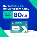 Kartu Perdana XL GO - Khusus Perangkat MiFi 80GB (Modem Portable WiFi)