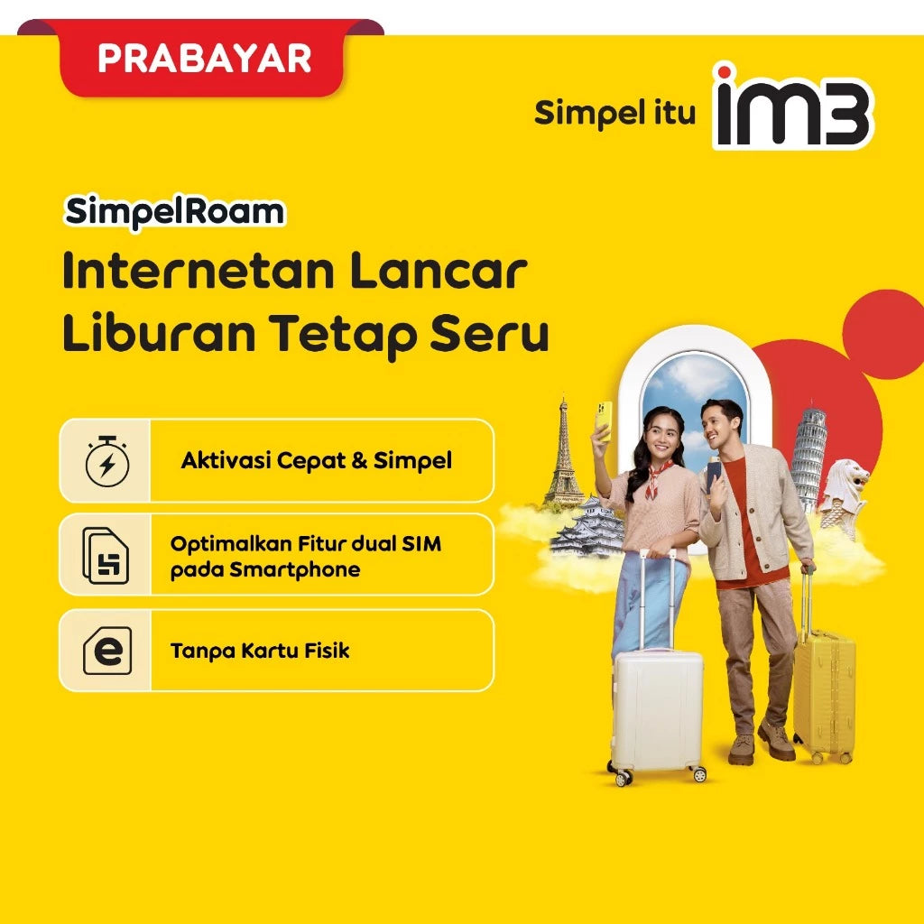 eSIM Perdana Roaming Single Pack | Jepang 30GB / 10 Hari