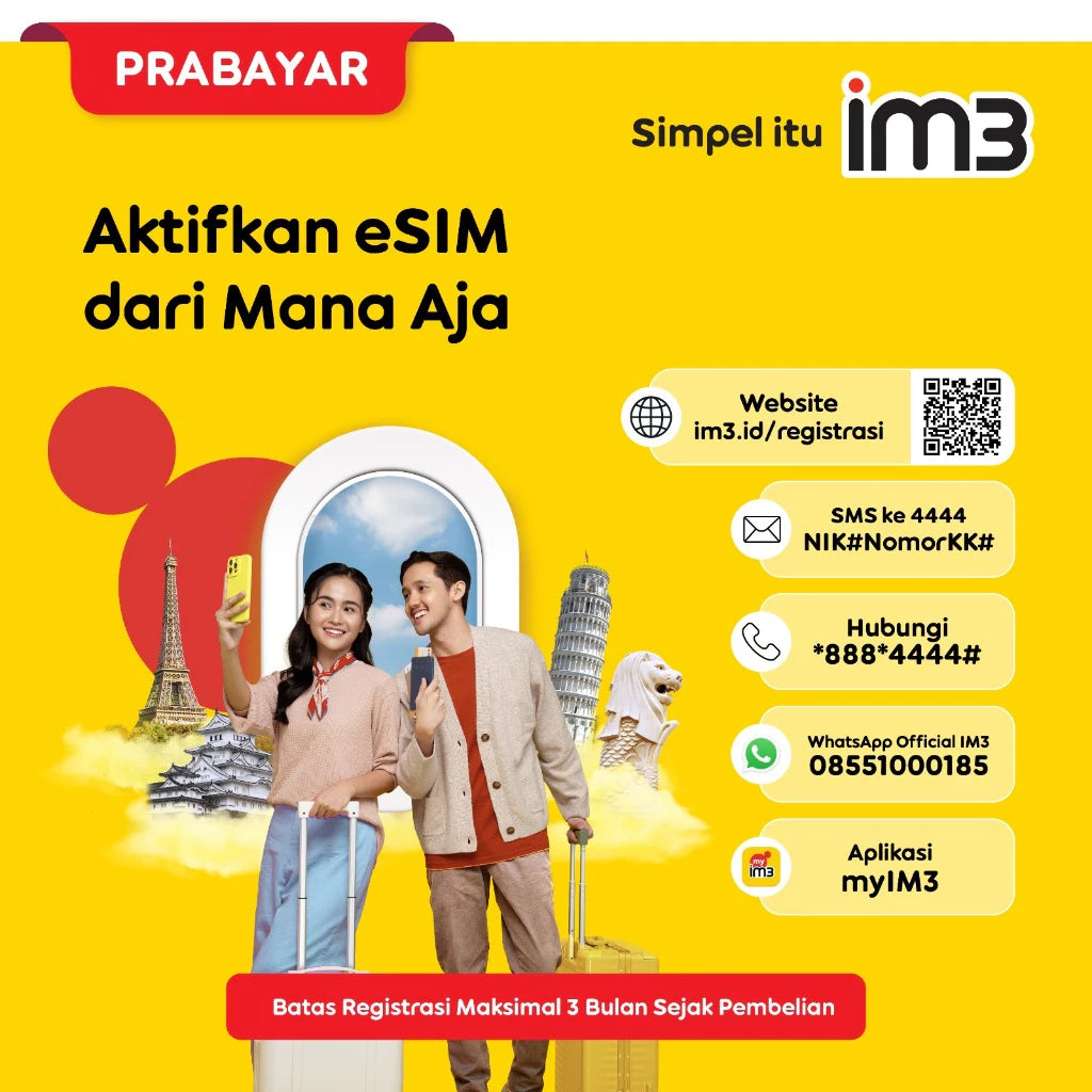 eSIM Perdana Roaming Single Pack | Jepang 30GB / 10 Hari