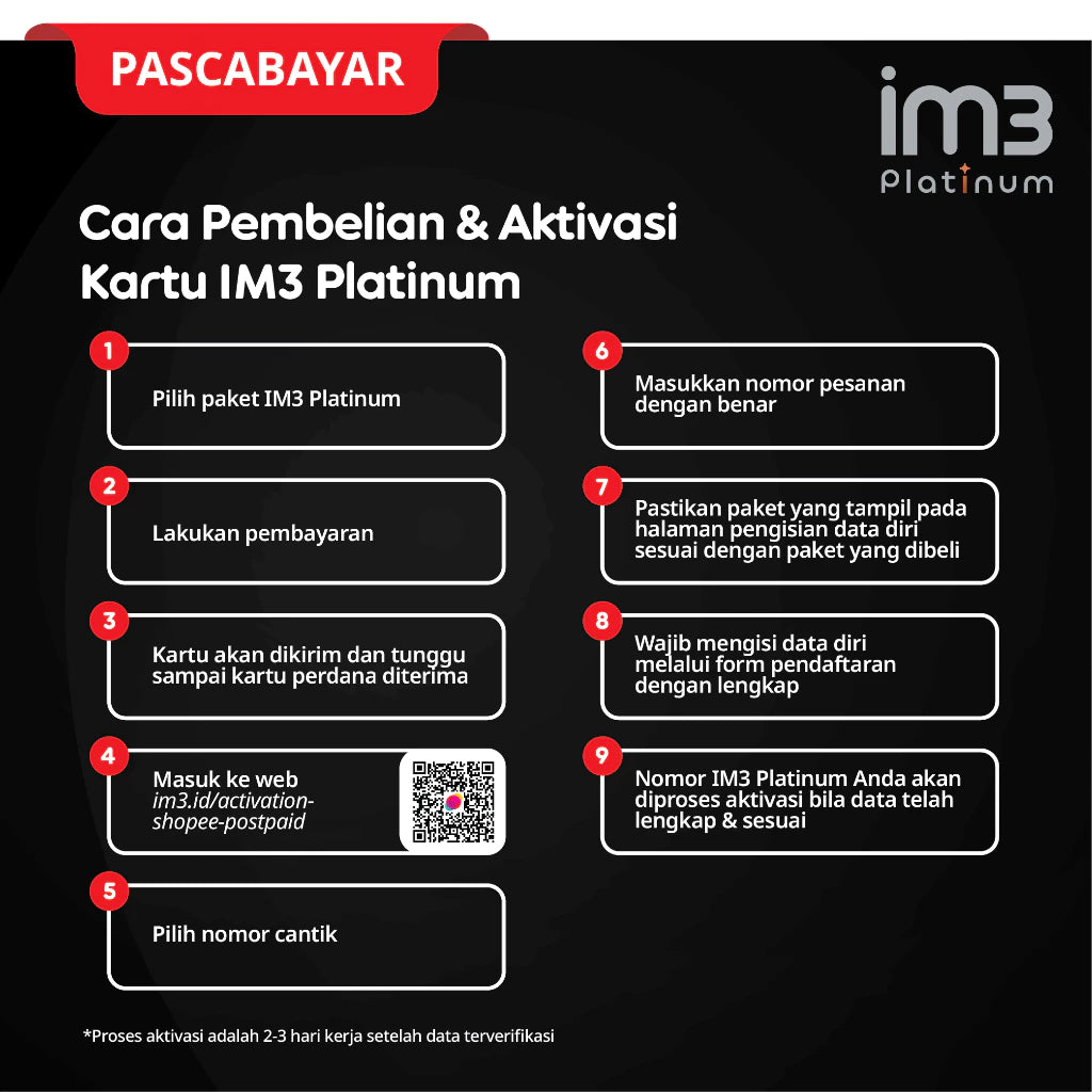 eSIM Perdana Platinum 100 Kontrak 3 Bulan