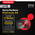 Kartu Perdana Platinum 50 | 12 Bulan