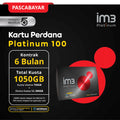 Kartu Perdana Platinum 100 | 6 Bulan