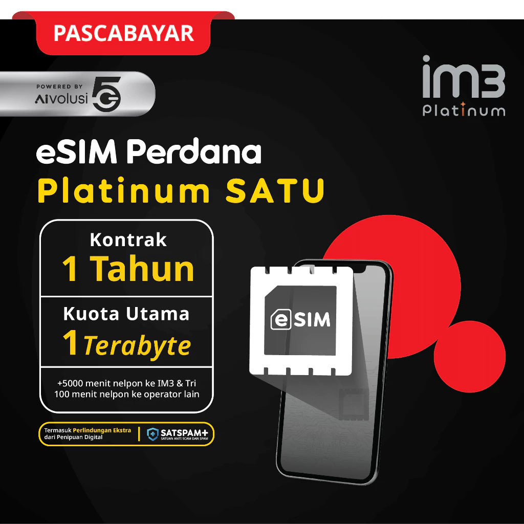 eSIM Perdana Platinum SATU