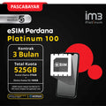 eSIM Perdana Platinum 100 Kontrak 3 Bulan